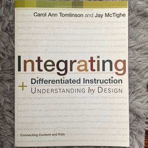 Integrating & Differentiated Instruction: Understanding by Design book